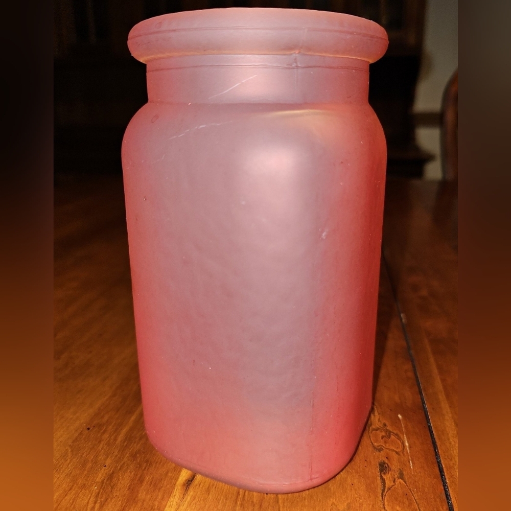 Pink Glass Vase